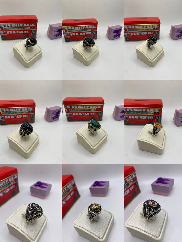 Bague argent local / خواتم فضة محلية الصنع