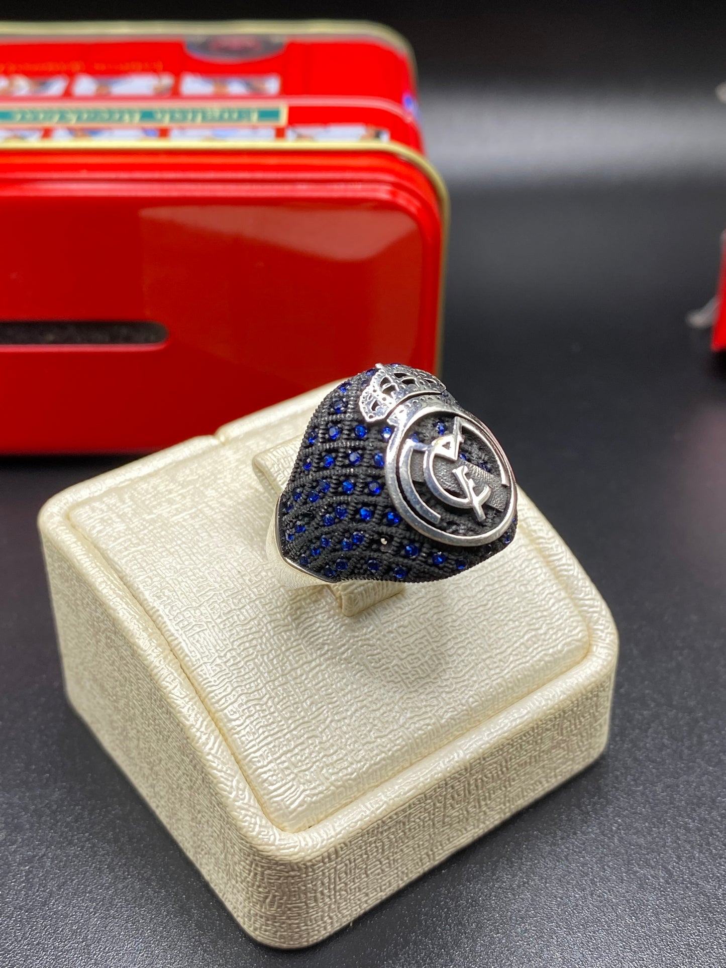 Bague Rm blue