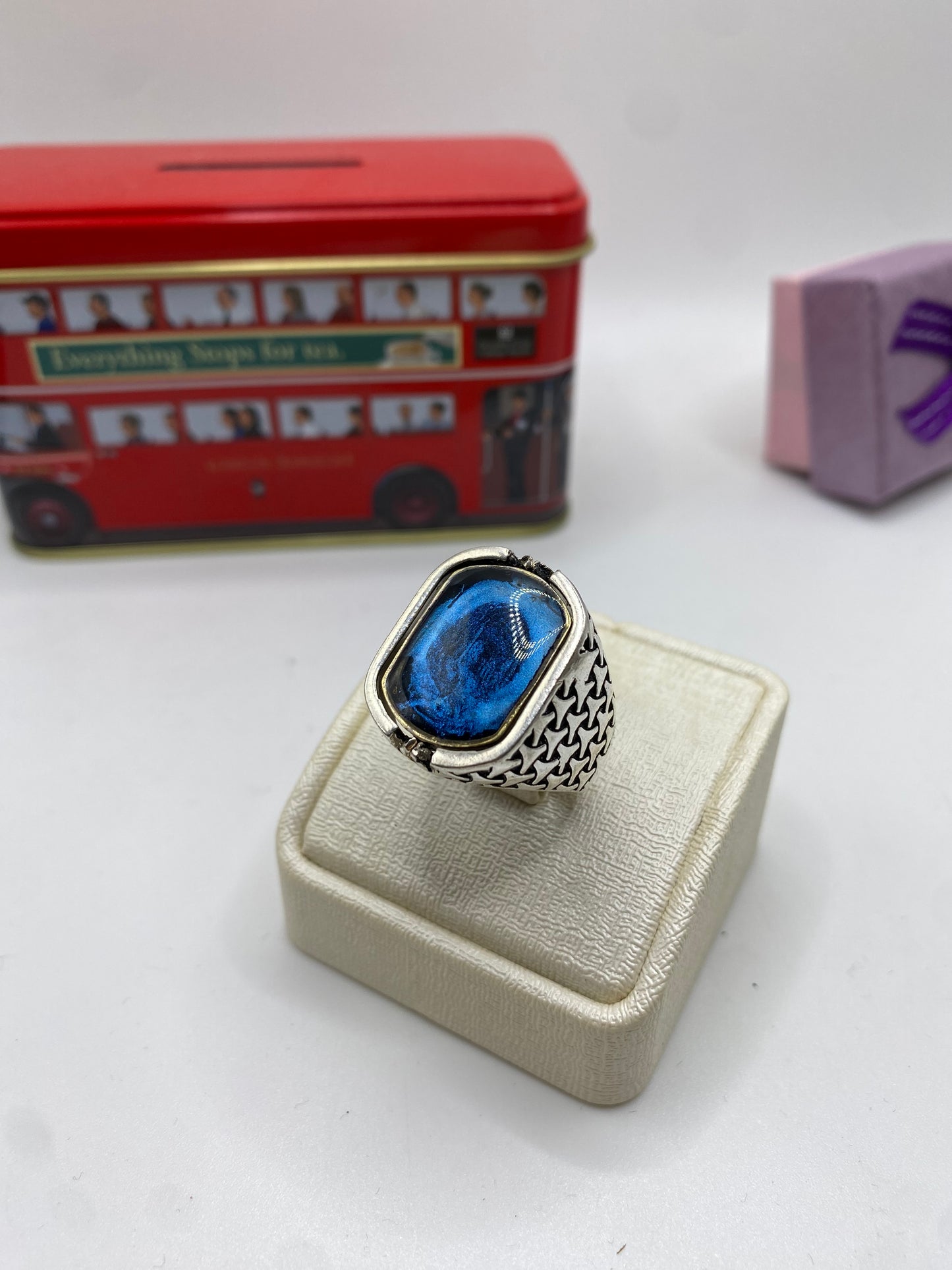 الخاتم الدوار (ميزان العدالة/ازرق)