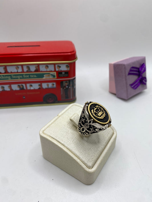 الخاتم الدوار (التاج/ازرق)