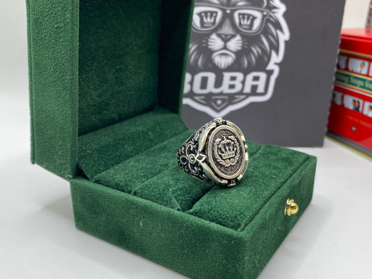 الخاتم الدوار (التاج/ازرق)