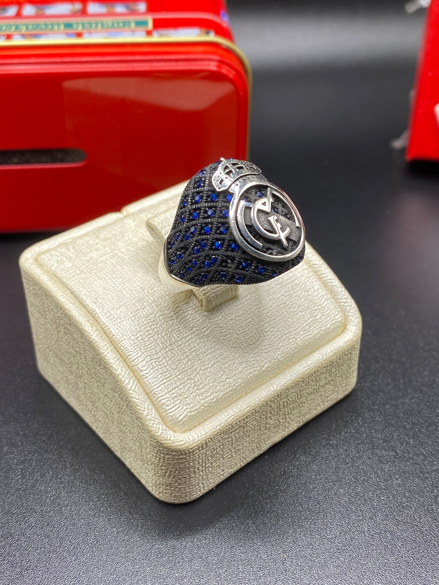 Bague Rm blue